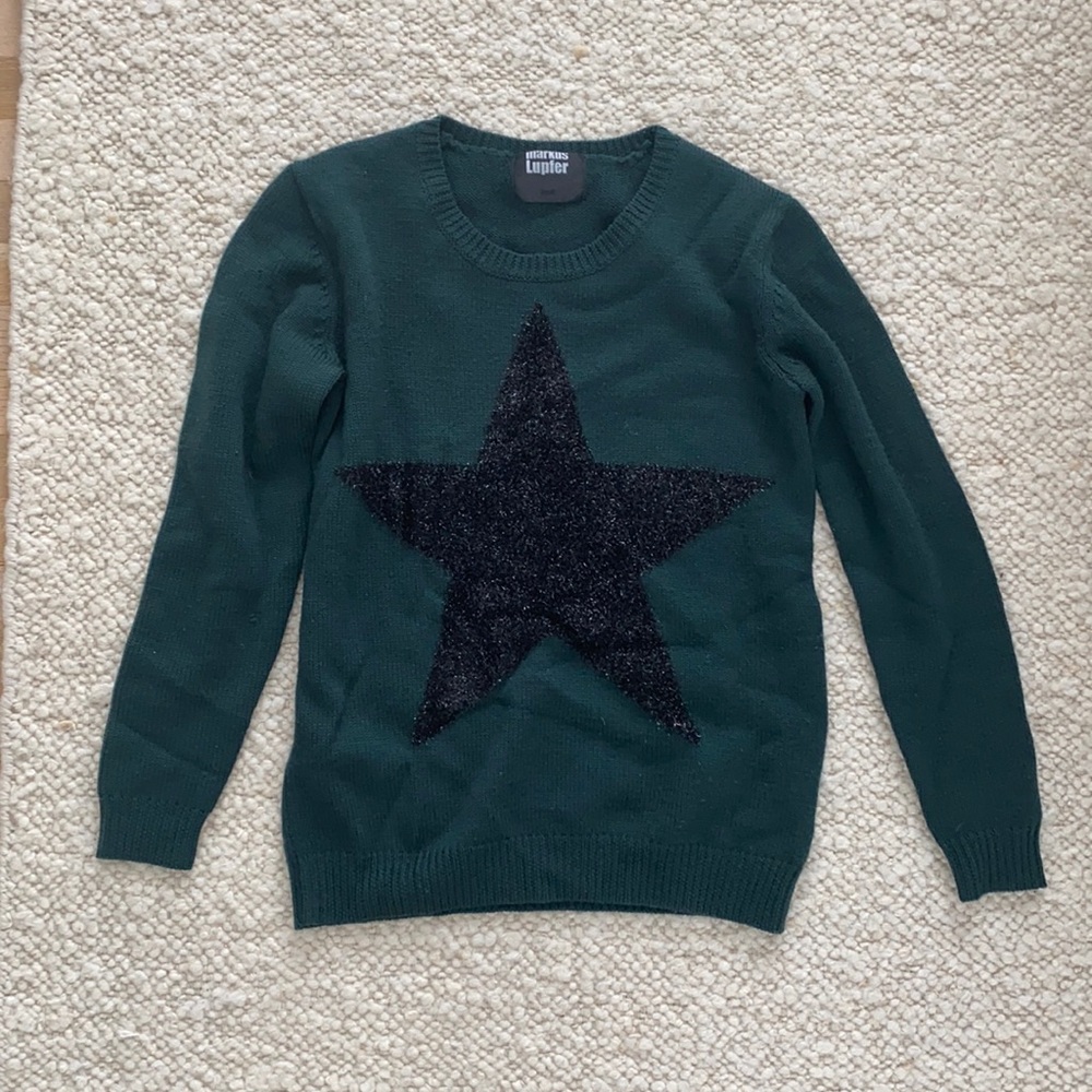Markus Lupfer Green Star Sweater